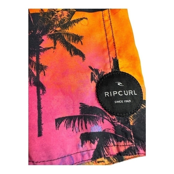 Rip Curl Palm Swim Shorts Size 2 - Picture 4 of 5